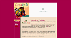Desktop Screenshot of greatfoodsllc.com